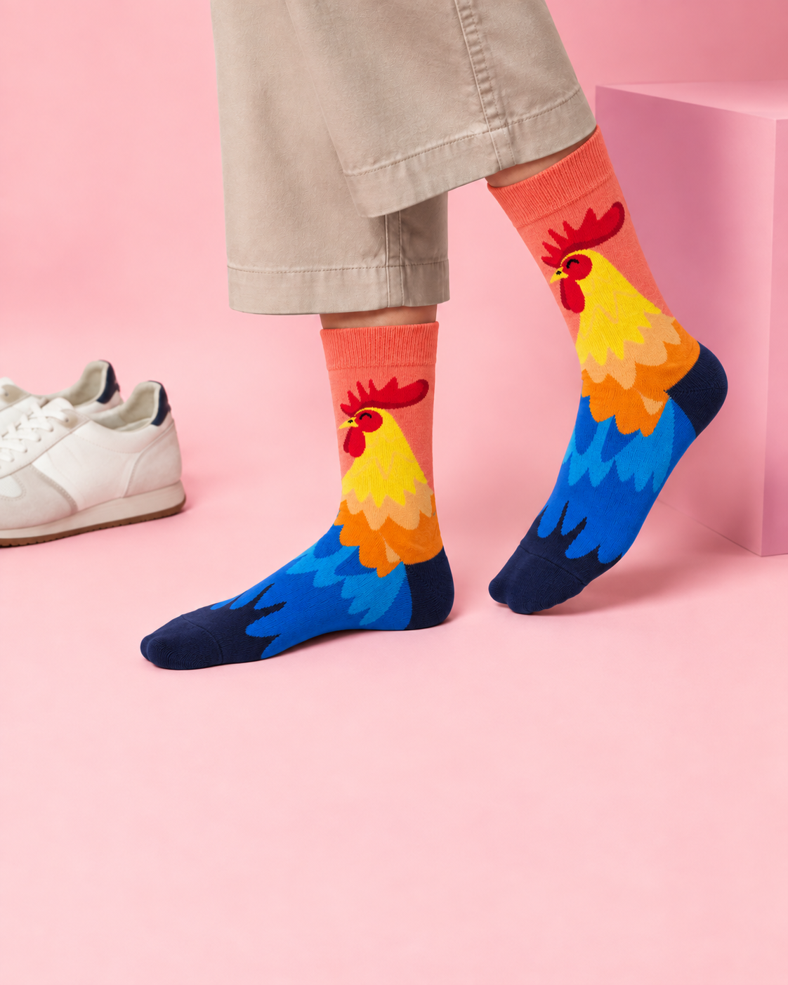 Coffret de chaussettes fantaisie sur le thème des animaux